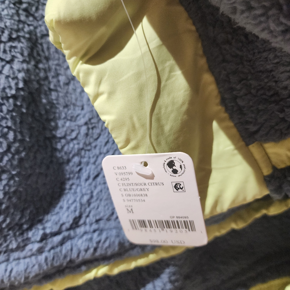 Last One! FP Movement Mountain High Fleece In Flint/Sour Citrus M NWT Price Firm - Picture 3 of 6